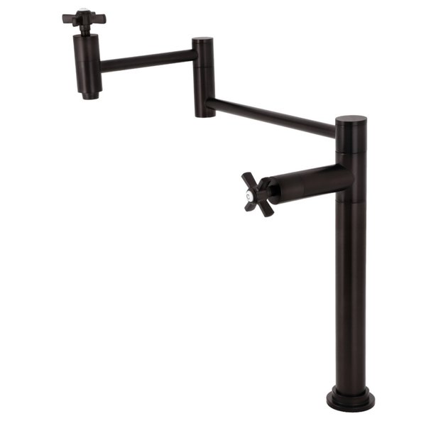 Kingston Brass Deck Mount Pot Filler, Oil Rubbed Bronze KS8705ZX